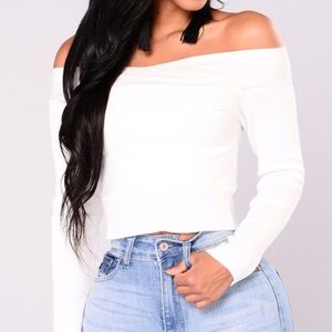 Fashion nova cropped sweater